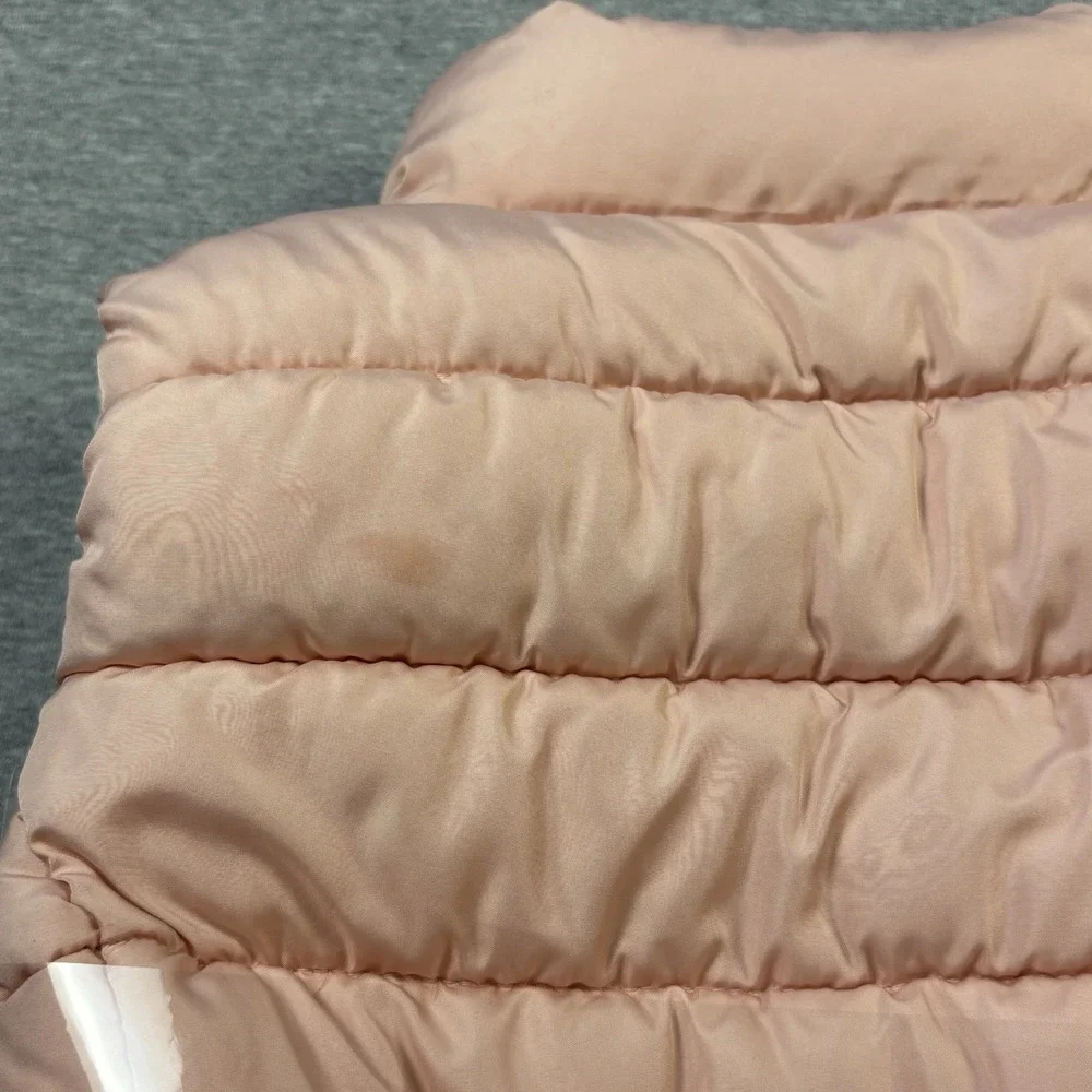 GAP KIDS GIRLS PUFFER VEST SHERPA LINING LIGHT PINK Size Small Regular